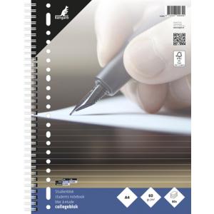 Collegeblock, DIN A4, kariert, 80 Blatt kangaro K-5574 (8712127082747)