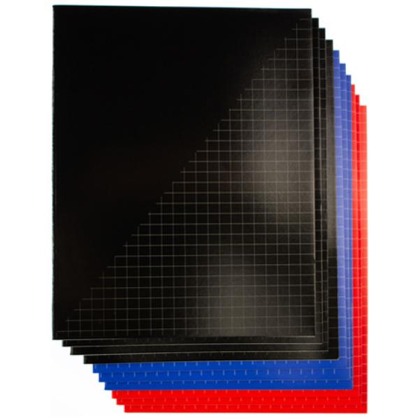 Schulheft, DIN A5, 10 mm kariert, farbig sortiert kangaro K-500222-10 (8712127034272)