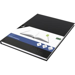Notizbuch, DIN A4, 80 Blatt, liniert, schwarz kangaro K-5520 (8712127013970)