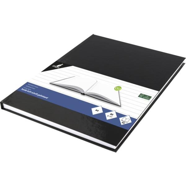 Notizbuch, DIN A4, 80 Blatt, liniert, schwarz kangaro K-5520 (8712127013970)
