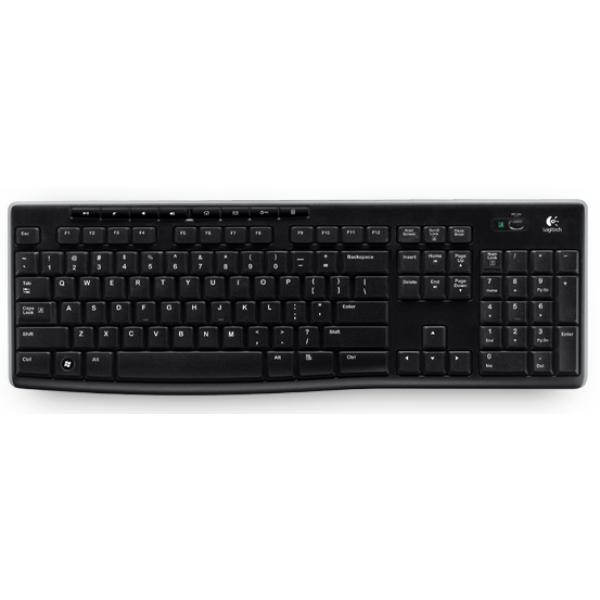 Tastatur K270, kabellos, schwarz Logitech 920-003052 (5099206033139)