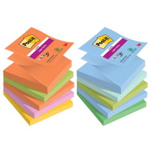 Haftnotizblock Z-Notes Playful 76x76 mm 6x 90 Blatt sortiert POST-IT R330-6SS-PLAY (4054596924499)