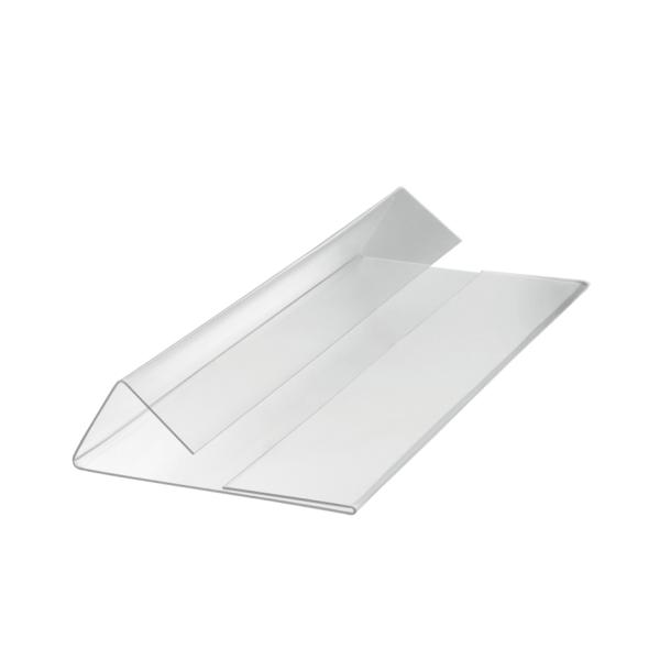 Durable Kennzeichnungstaschen Hard Cover Transparent 1/2 Din A5 Quer, 10 St. 116119 (4005546736518)