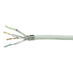 LogiLink Installationskabel, Kat.6, S/ FTP, 50 m, weiß CPV0043 (4052792047769)