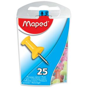 Pinnwand-Nadeln, farbig sortiert, in Spenderdose Maped 345011 (3154143450110)