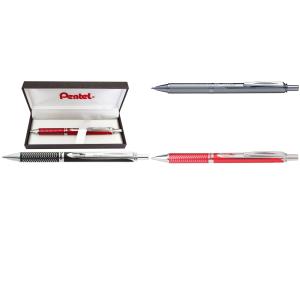 Gel-Tintenroller EnerGel Sterling BL407, silber Pentel BL407-BOX (4016284332993)