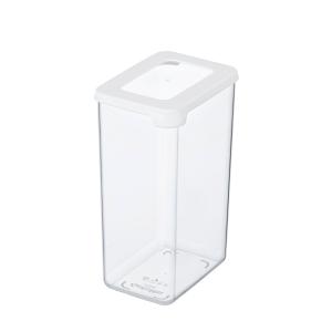 Trockenvorratsdose, 1, 65 Liter, transparent/ weiß GastroMax 7727010 (6411767727019)