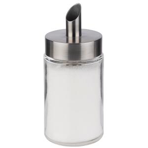 Zuckerdosierer, mit Dosierrohr, Edelstahl/ Glas APS 40509 (4004133405097)