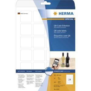 QR-Code Etiketten, 40 x 40 mm, quadratisch HERMA 9642 (4008705096423)