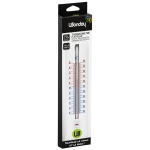 Wandthermometer, aus Polystyrol, weiß Wonday FIM000062 (3701254700445)