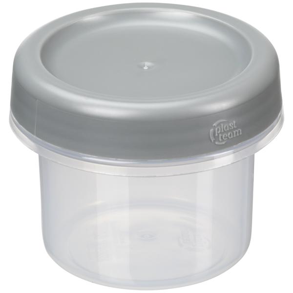 Dipbox Lyon To-Go, PP, rund, grau plast team 17650801 (5707672734886)