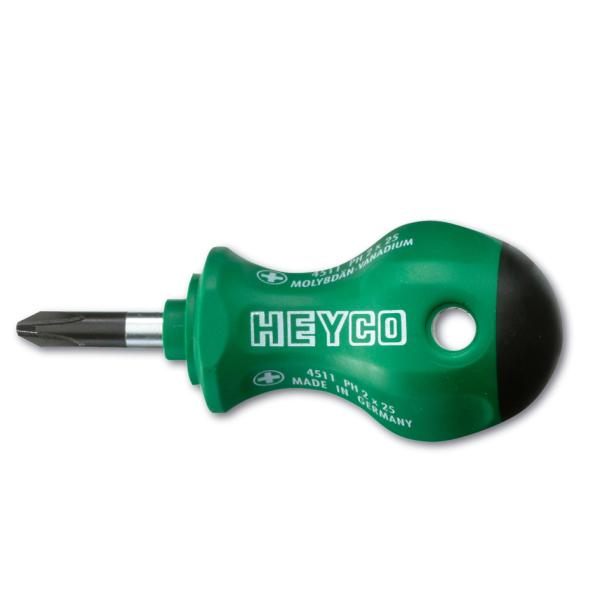 Kreuzschlitzschraubendreher, PH 3, Molybdän/ Vanadium HEYCO 04511003080 (4024089165531)