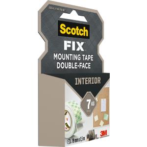3M -Fix doppelseitiges Montageklebeband, 19 mm x 1, 5 m Scotch 4496G-1915-P (4046719732203)