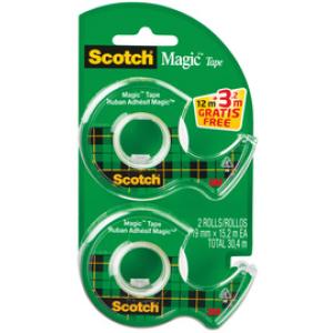 Handabroller Magic, transparent, bestückt Scotch 8.1915D2 (0051141908793)