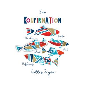 Konfirmationskarte 'Regenbogen' CACTUS 2016-16187 (4260706949904)