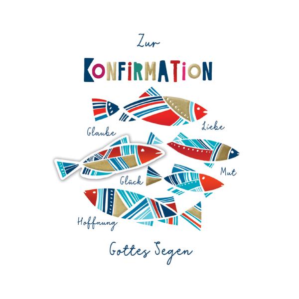 Konfirmationskarte 'Regenbogen' CACTUS 2016-16187 (4260706949904)