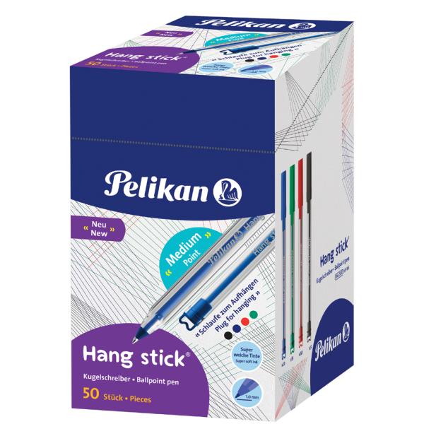 Kugelschreiber Hang stick, farbig sortiert Pelikan 400197418 (4012700605467)