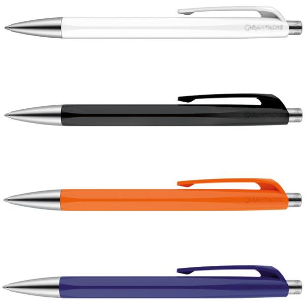 Druckkugelschreiber 888 INFINITE, weiß CARAN D'ACHE 888.001 (7630002331296)