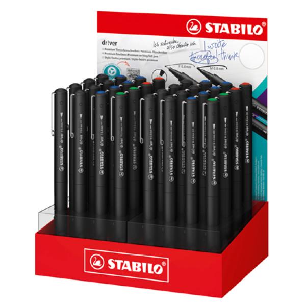 Fineliner dr!ver, 32er Display STABILO 1088-1089/32-1 (4006381618847)