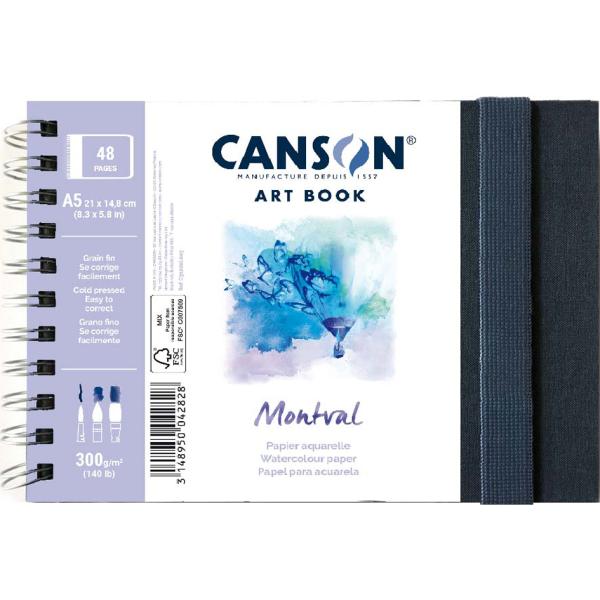 Skizzenbuch ART BOOK Montval, 200 x 200 mm CANSON C31200L004 (3148950042835)