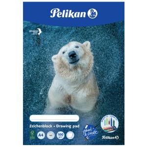 Zeichenblock C4/ 10, DIN A4, 100 g/ qm, 10 Blatt Pelikan 400141591 (4012700224811)