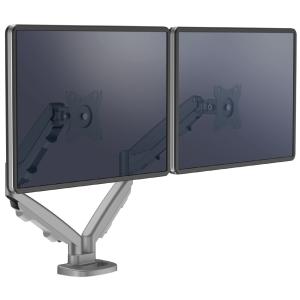Eppa Series Doppel-Monitorarm schwarz 8 kg Klemme oder Kabeldurchführung FELLOWES 9683401 (0043859749331)