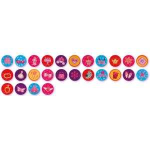 Motivstempel-Set 'PRINZESSINNENSTEMPEL', im Koffer Joustra J41810 (3028760418108)