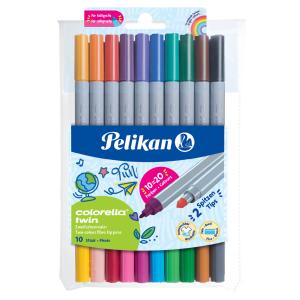 Fasermaler colorella twin, 10er Etui Pelikan 300011239 (4012700949516)