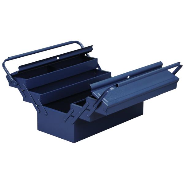 Werkzeugkasten McPlus Metall 5/ 47, unbestückt, blau allit 490611 (4005187906110)