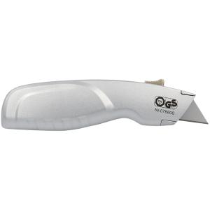 Safety-Cutter ALU, Trapezklinge, silber WEDO 78 808 (4003801869391)