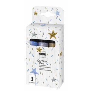 Glitter Pen, 3er Set KREUL 49840 (4000798124199)