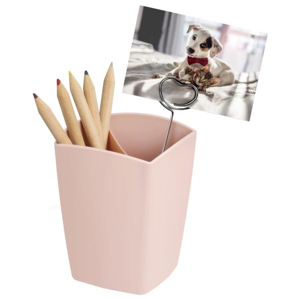 CEP Stifteköcher mineral, 2 Fächer, puderrosa cep 530 Rose Poudre (3462159017921)