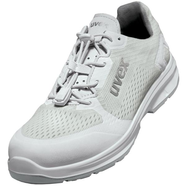 1 sport white nc Halbschuhe O1, weiß, Größe 44 uvex 6570844 (4031101960838)