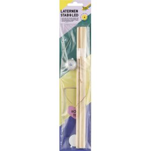 Laternenstab + 1 LED-Licht folia 988 (4001868145052)