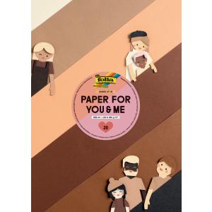 Tonpapier-/ Fotokarton-Block 'Shades of Grey', 20 Blatt folia 680 (4001868144482)