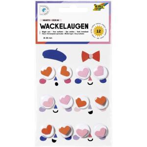 Wackelaugen HEARTS, Größe M, selbstklebend folia 750120 (4001868135572)