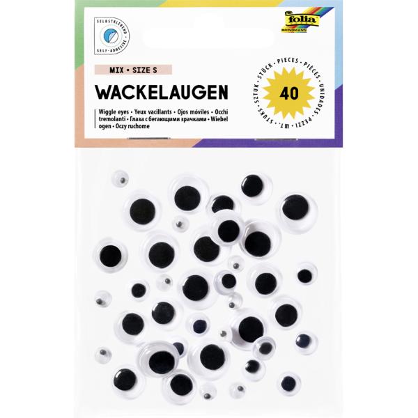 Wackelaugen-MIX, Größe S, selbstklebend folia 7529 (4001868135619)