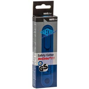 Safety-Cutter MetDetec 811, Klinge: 19 mm, blau WEDO 769 811 (4003801872520)