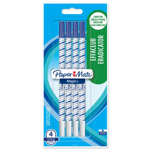 Paper:Mate Tintenlöscher 'Magic +', 4er Blisterkarte PAPER:MATE 2027797 (3026980273019)