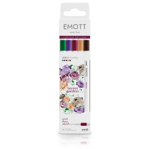 Fineliner EMOTT, 5er Set 'Secret Garden' uni-ball PEMSY/5 20 (3701614900249)