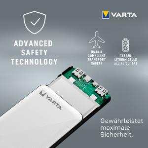 Powerbank 'Energy', 20.000 mAh, weiß VARTA 57978 101 111 (4008496019083)
