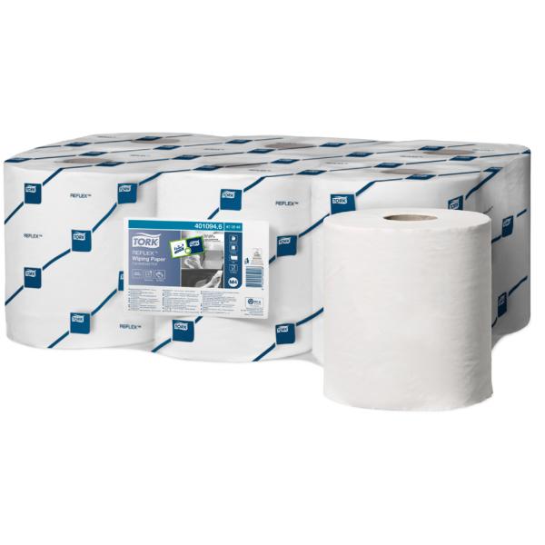 TORK Reflex Mehrzweck-Putzrolle, 2-lagig, weiß, 150, 8 m tork 473472 (3133200063227)