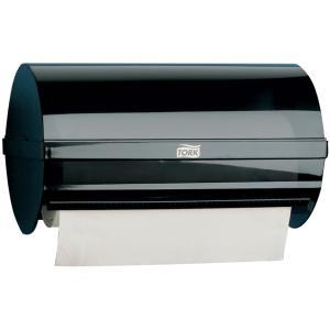 TORK Putzrollen-Kleinrollenspender, schwarz tork 209167 (7310791057699)