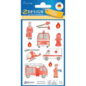 ZDesign KIDS Papier-Sticker, grün AVERY Zweckform 57389 (4004182573891)