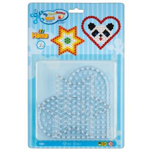 Hama Stiftplatten 'Herz, Stern', im Blister 8105 (0028178081058)
