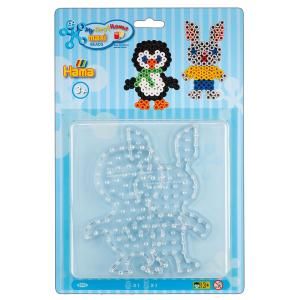 Hama Stiftplatten 'Pinguin, Kaninchen', im Blister 8106 (0028178081065)