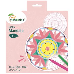 Malbuch 'Graffy Pop Mandala', Girl My Mandarine GY027O (3609510520274)