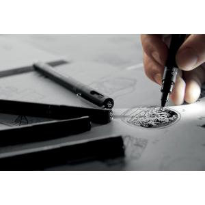 LETTERING-Starterset uni pin, 9er Koffer uni-ball CF PIN/8 003 (3701614900027)