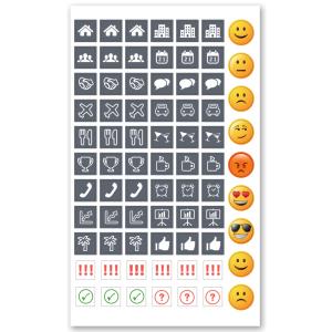 Tischkalender Conceptum 2026, Querformat, schwarz sigel C2680 (4004360771828)