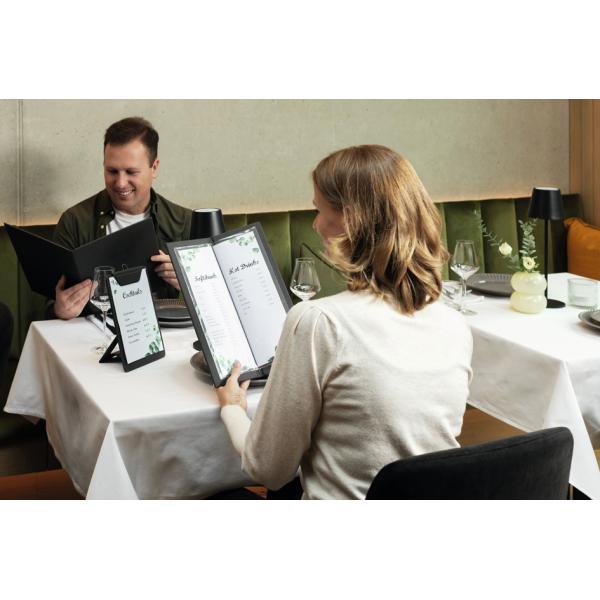 Getränkemappe, 1/ 2 DIN A4, beige sigel GM102 (4004360768705)